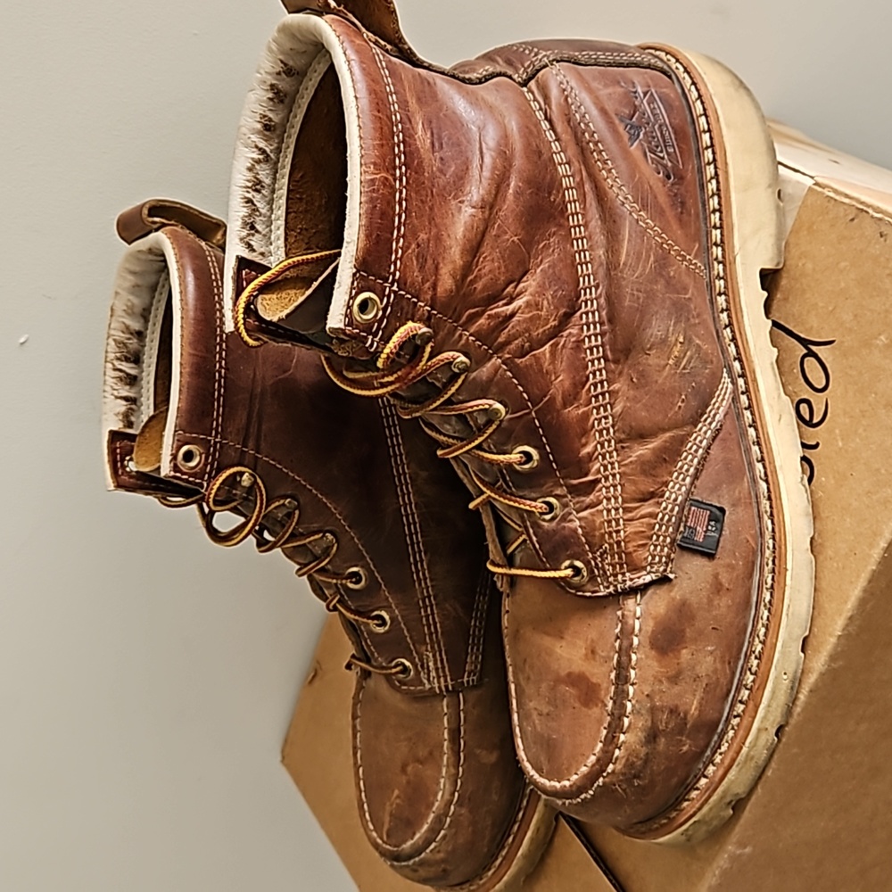 Thorogood 6" Moc Toe Steel toe boots